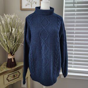Universal Thread - Long Sleeve - Turtle Neck Sweater  -Blue - X-Small